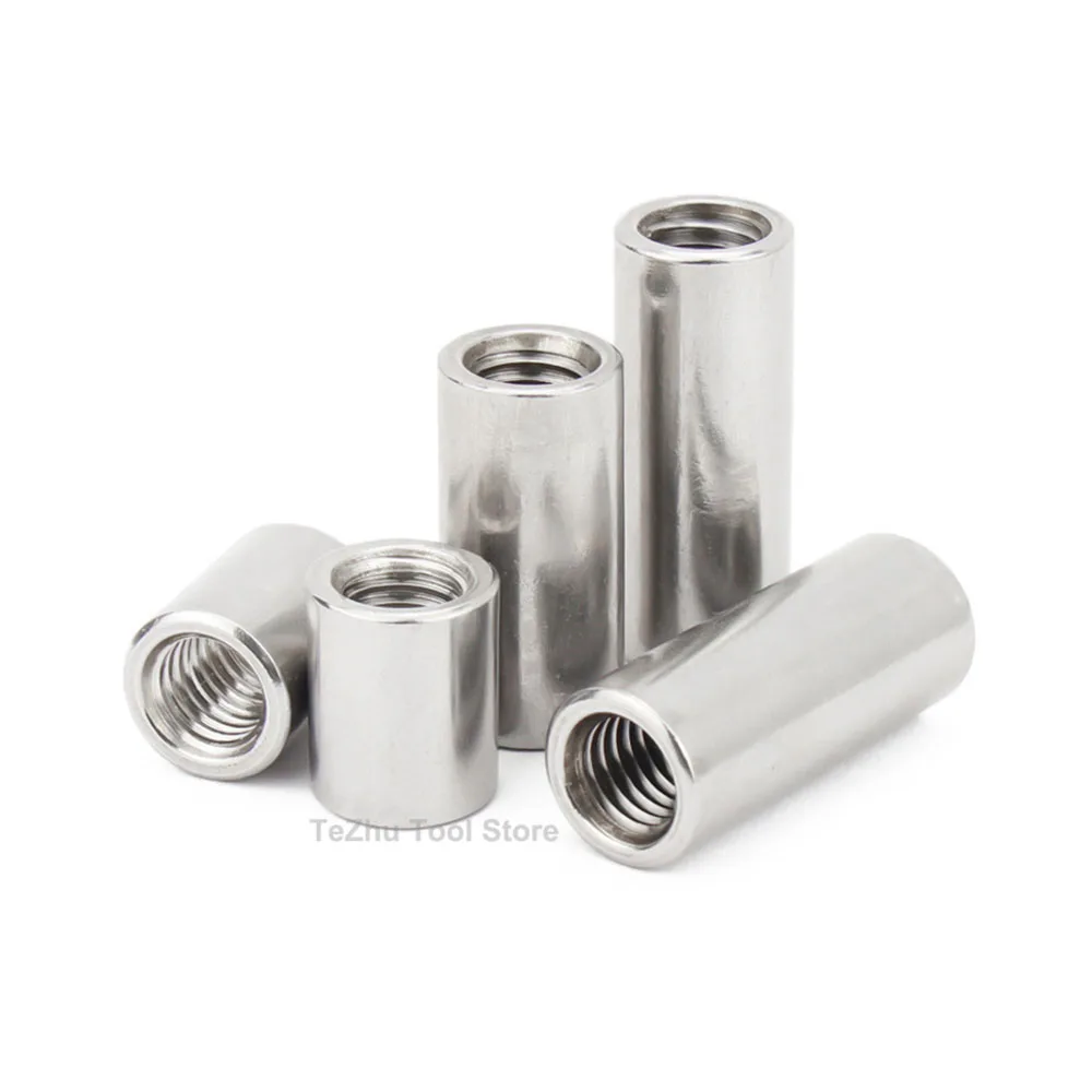 4 Dadi Esagonali M6 In Acciaio Inox 304 - 30 Mm Lunghezza, Per Fissaggi Professionali - Foto 6