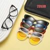 6 In 1 Spectacle Frame Women With 5 PCS Clip On Polarized Sunglasses Magnetic Glasses Female Computer Optical 2353D 1