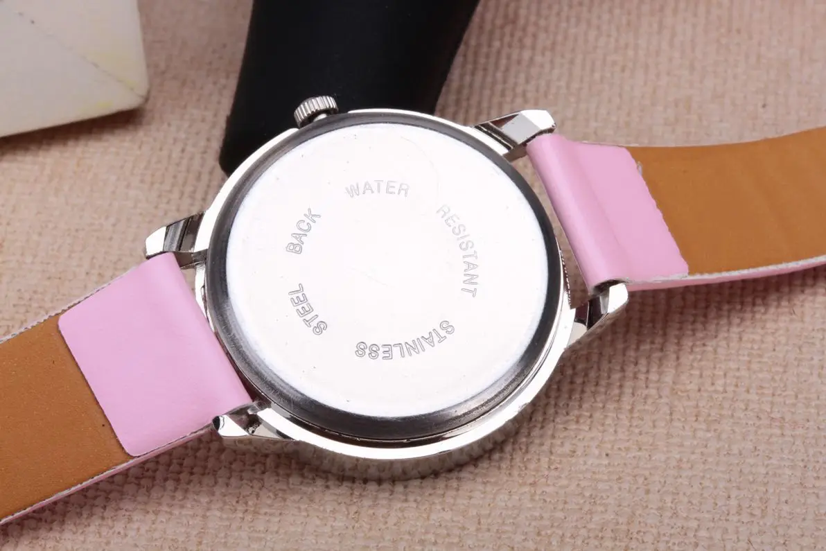 Disney Mickey Minnie Children's Watch Boys Girls Pointer Luminous Digital Quartz Movement Pin Buckle Strap Cartoon kids Watches 3