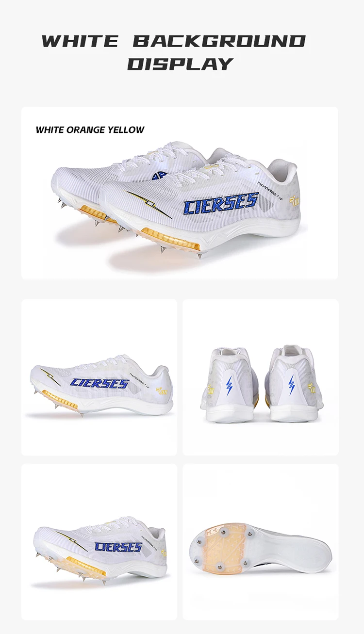 Unisex Marathon Professional Training Spikes With Full-Length Carbon Plate And Air Cushion Sports Shoes Featuring SuperbTraction