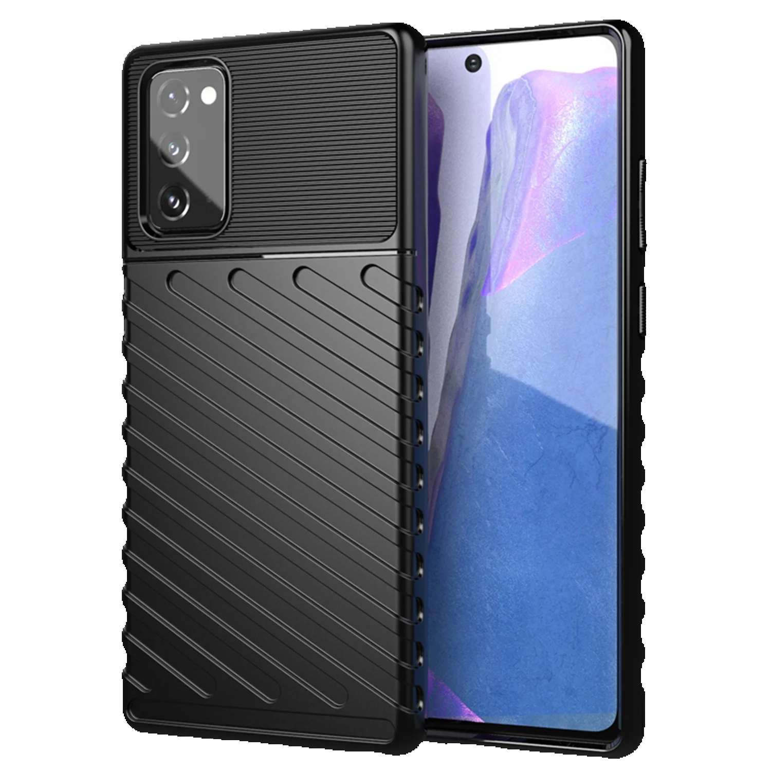 Per Note20 Note10 + 5G 20 Custodia Ultra Soft Mobile Shell Per Samsung Note 10 Galaxy Note10 Plus 4G Thunder Cover Per Telefono