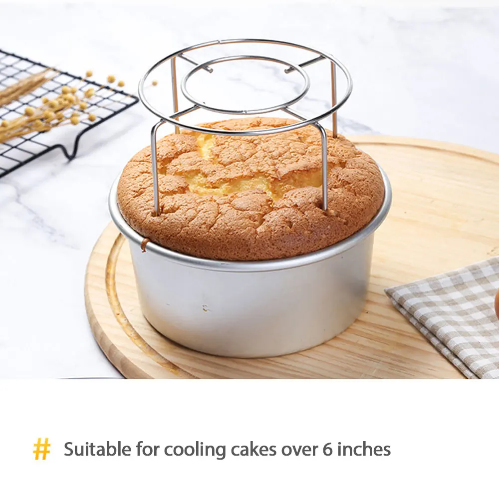 stainless steel inverted rack bread cooling rack chiffon cake cooling fork Cookie Biscuit Shelf Kitchen Baking Tool
