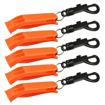 Outdoor Loudest Urgency Survival Whistles Portable Urgency Whistle With Clip Essential Life-Saving Gear For Kayak Life Vest 1