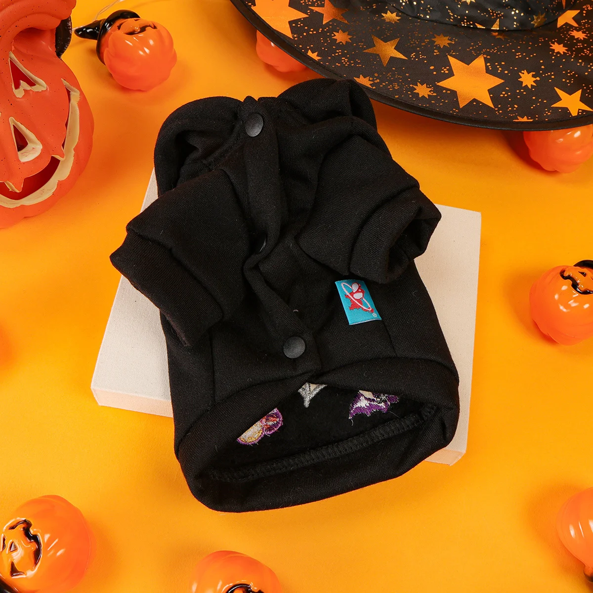 Spider Web Halloween Pet Sweater – Hooded Jacket for Dogs & Cats 6