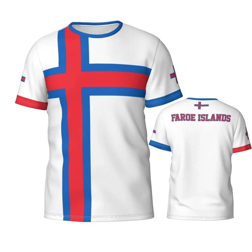 

Футболка мужская и женская с флагом Фарерских островов