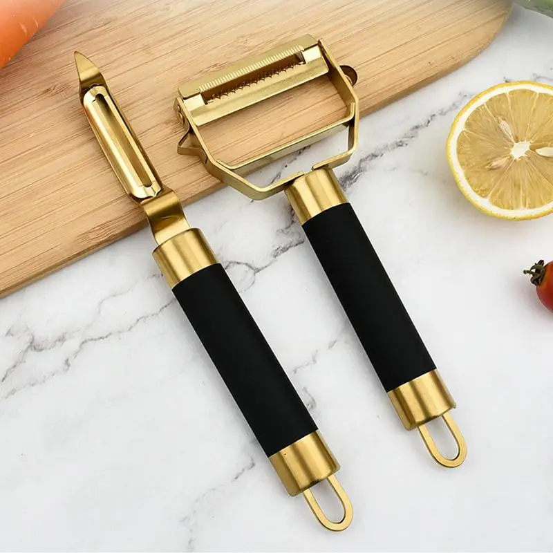 

Stainless Steel Handheld Vegetable Peeler Multifunctional Carrot Grater Easy To Hang Design Carrot Peeler For Camping Tool