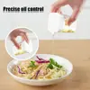 4Pcs/Set Transparent Spices Jar Oil Kettle Combination Kit Sealed Moisture-proof Seasoning Storage Box with Compartment Base 5