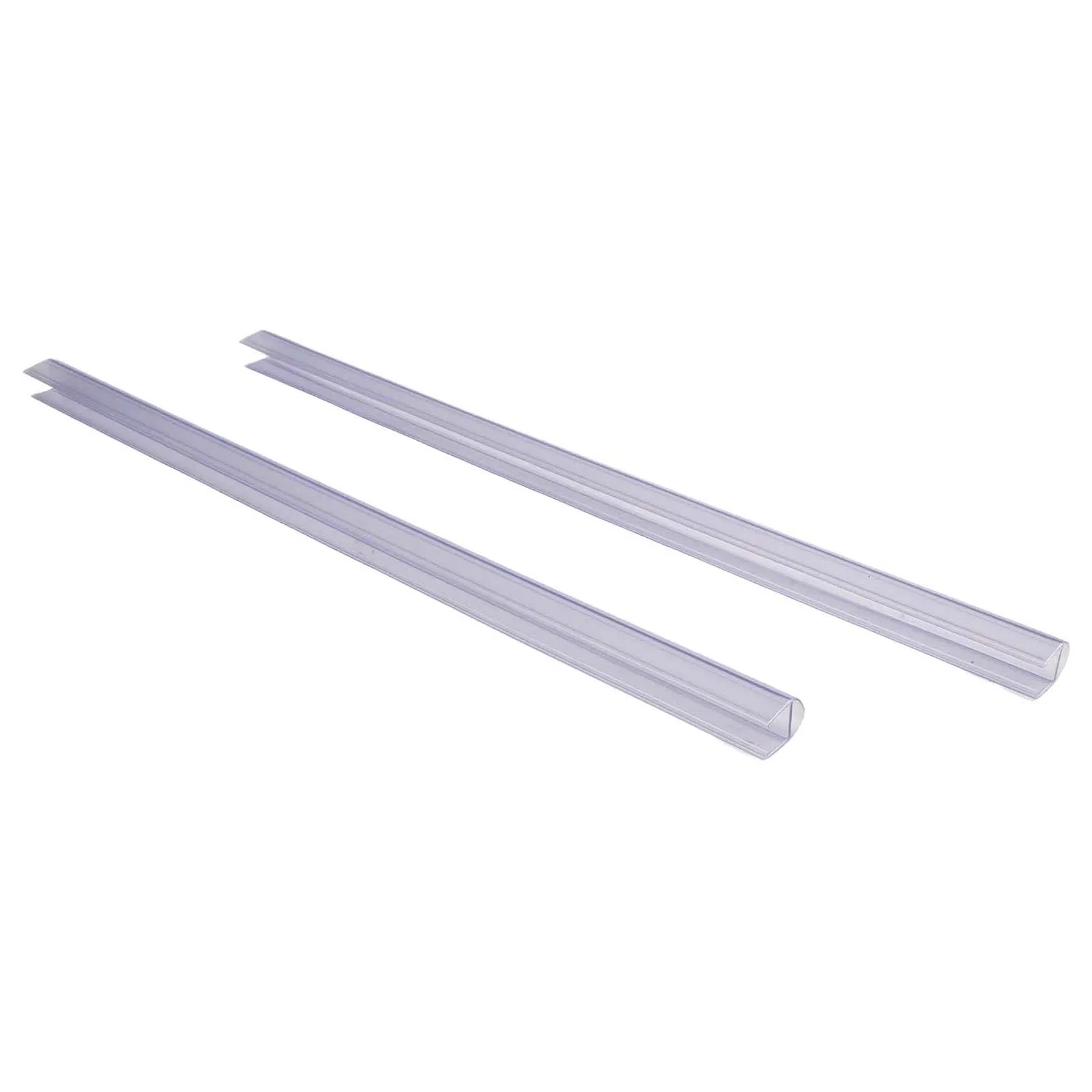 Set of 2 Portable Bath Screen Water Baffle Sealing Strips
