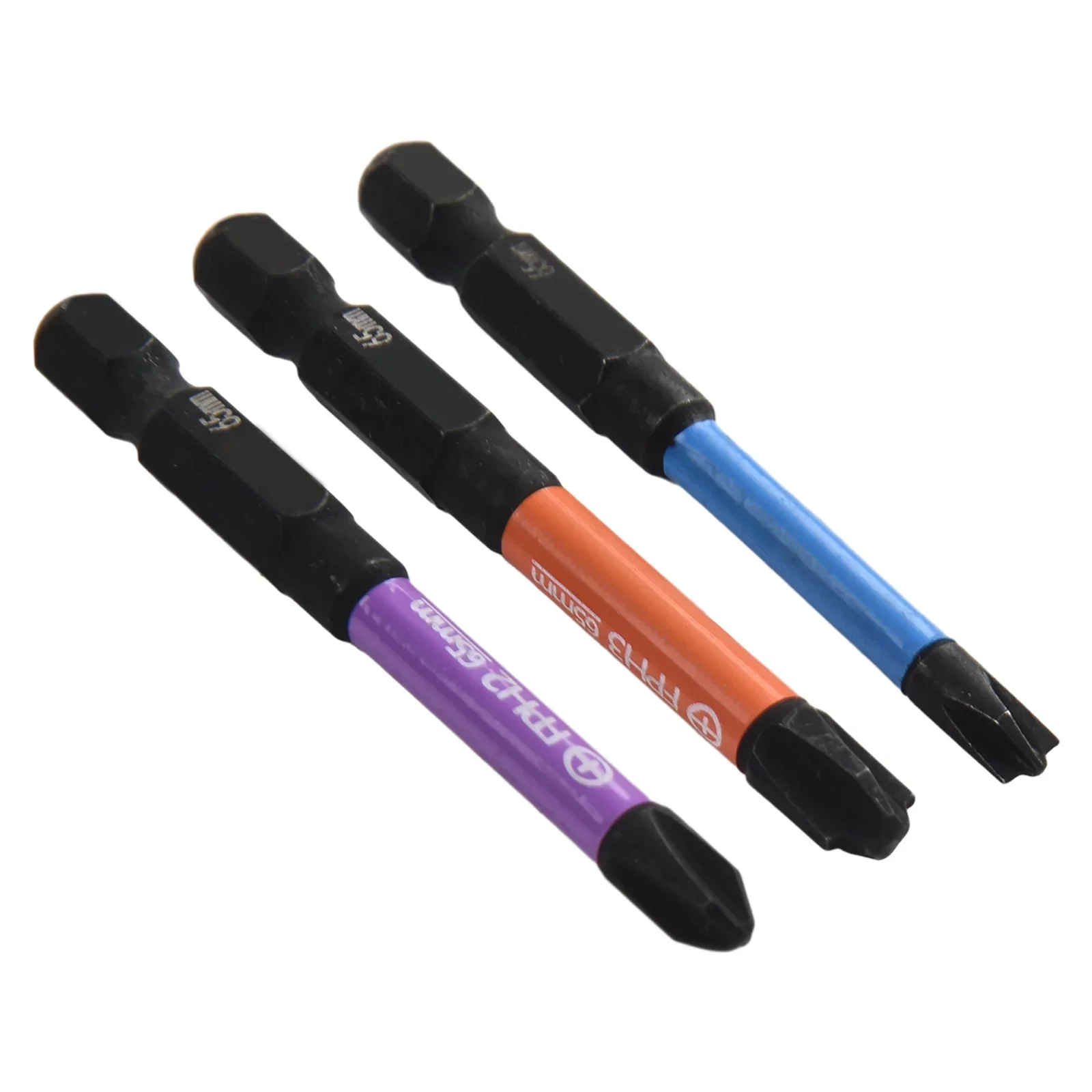 

6PC 65/110mm Magnetic Special Slotted Cross Screwdriver Bit Batch Head Nutdrivers FPH2 For Socket Switch Power Tools