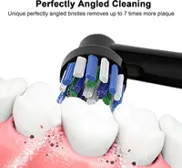 Cross Generic Electric Toothbrush Heads for Oralb Braun Crossact Toothbrushes Compatible with Most Oral-B Bases- Quality Action 2