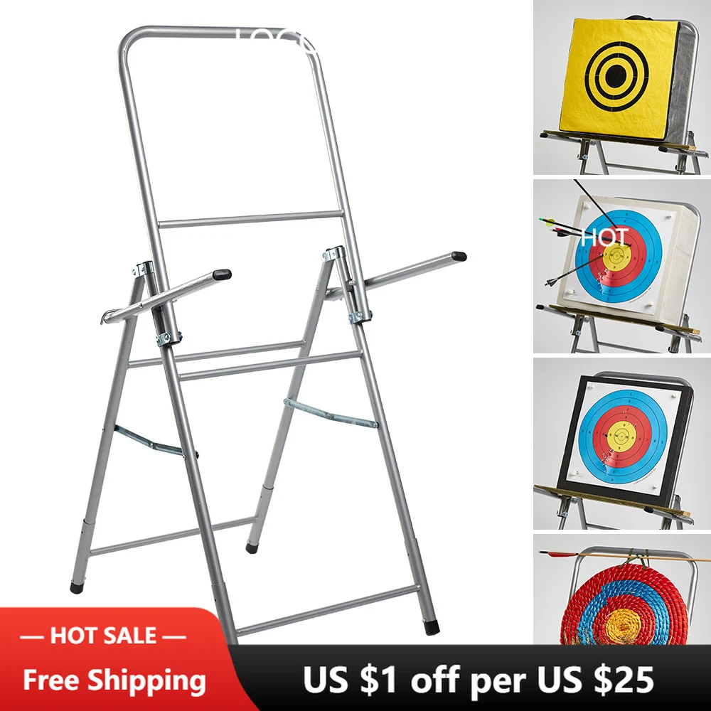 Archery Target Stand Bow And Arrow Shooting Target Shelf Foldable