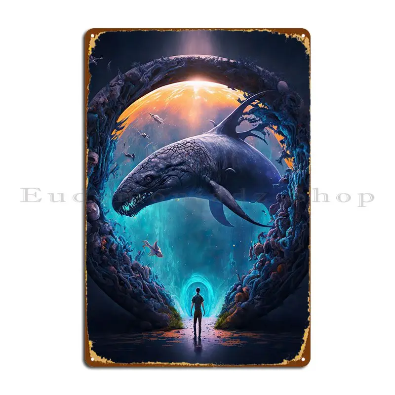 

Portal To Water Metal Plaque Wall Decor Customized Party Decoration Retro Tin Sign Poster