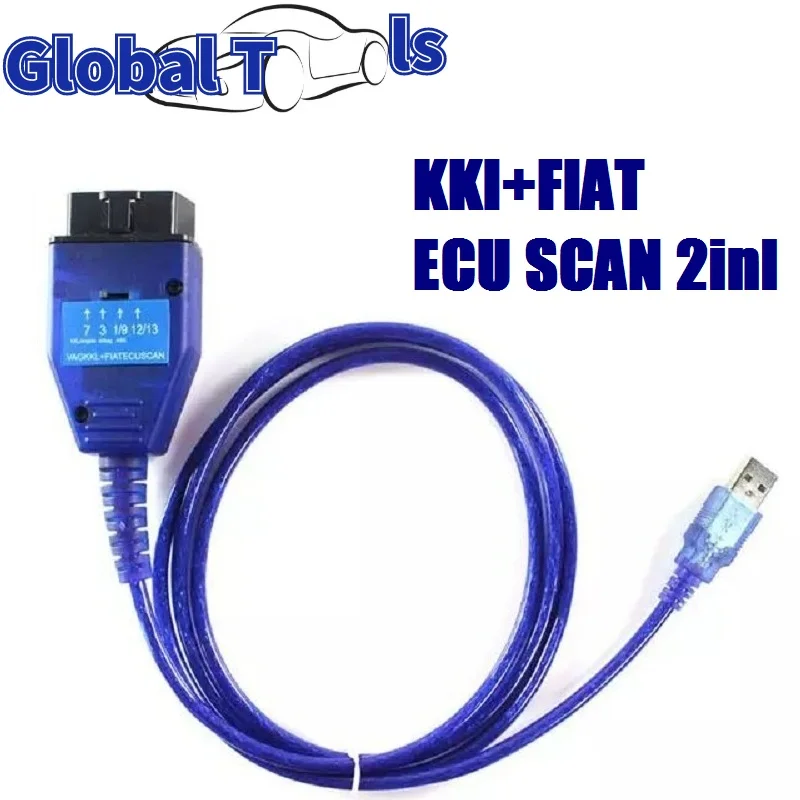 Новинка 2021 года программное обеспечение VAGKKL + FIATECUSCAN Ecu FTDI для чипа интерфейса