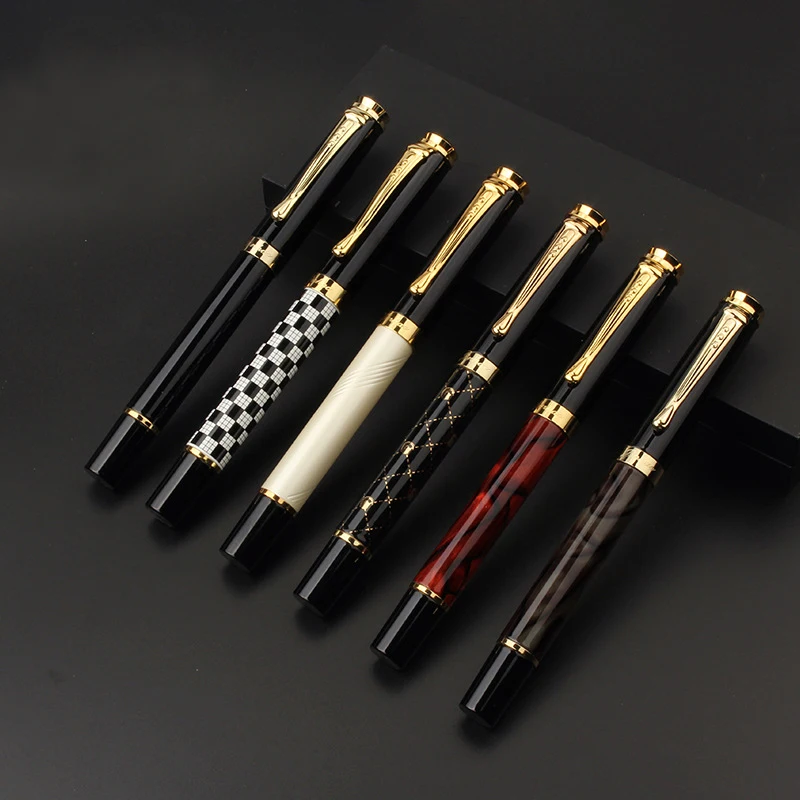 

Jinhao 500 Metal Golden Trim Rollerball Pen Multicolor Write Gadget For Writing Rollerball Pen Stationery