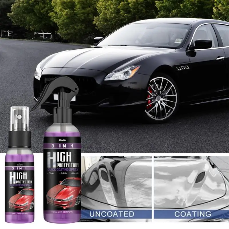 Coating Quick Auto Nano Ceramic Coating 30ml/100ml High Protection 3 In