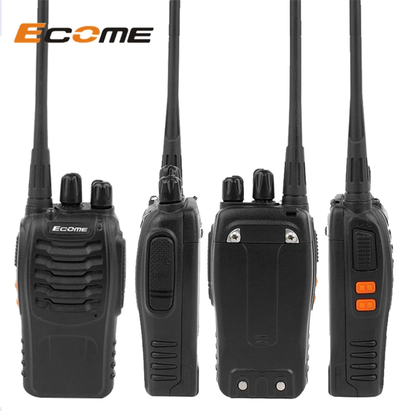 Long range Security Walkie talkie For Hotel Resturant set of Small Hand  held Uhf way radio pcs For store AliExpress