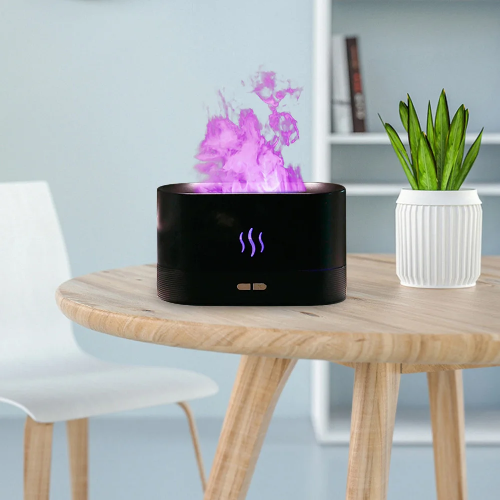 8Colors Flame Diffuser Essential Oils Fragrance Aroma Air Humidifier and Scent Diffuser Electric Smell for Home Car