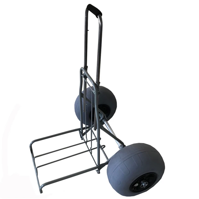 Aluminium beach cart folding beach trolley fishing trolley cart