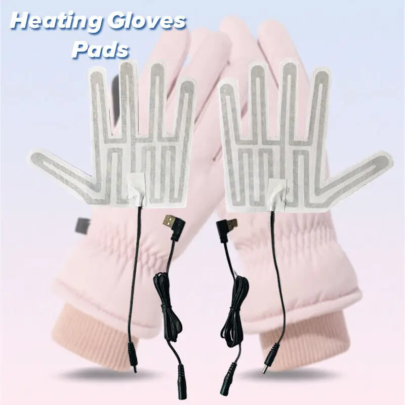 

5V USB Heating Gloves Pads Portable Multifunction Heating Sheet Warmer Ski Gloves Heating Pad Outdoor Supplies New