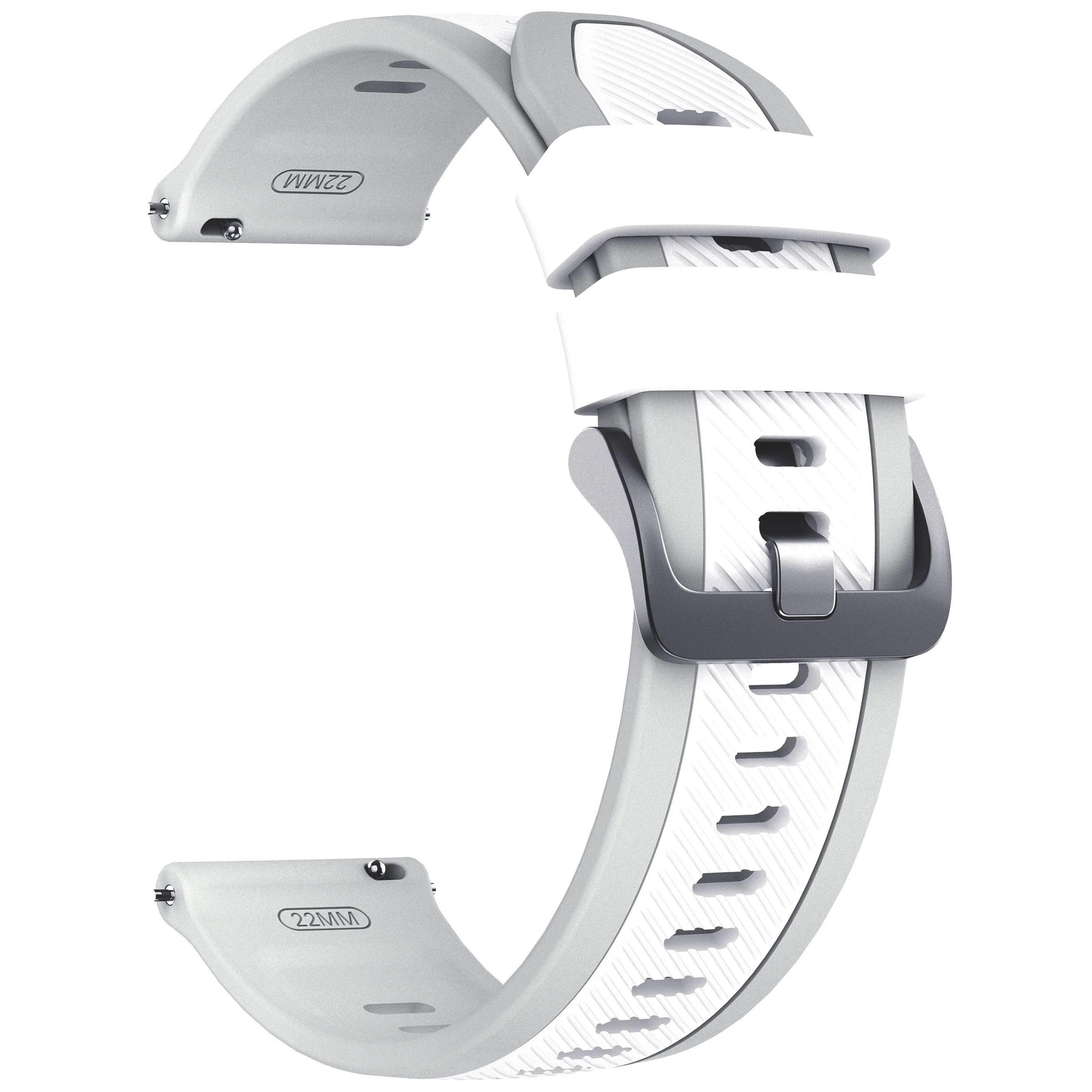 Versatile 22mm Soft Rubber Smart Watch Band - Premium Bracelet