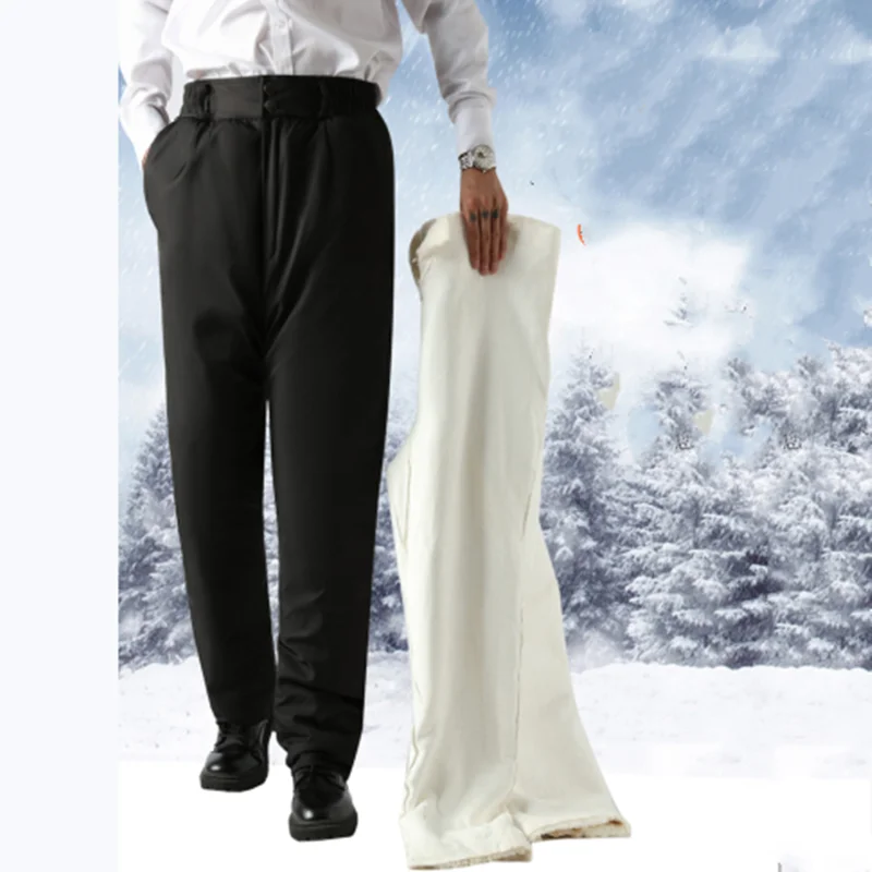 Winter Sheepskin Pants Men Women's Wool Trousers Leather Fur Integrated Thickened Cashmere Cotton Longs High Waisted Outdoor Ski
