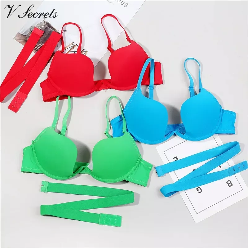 

Sexy Seamless Bra U Shape Corset Thin Wireless Underwear Lingerie Beauty Back Intimates Gather Push Up Bralette Soutien Gorges