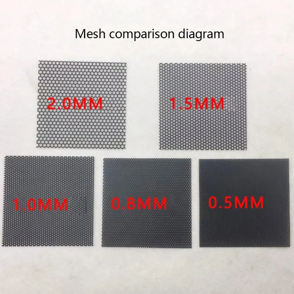 30x100CM Computer Dust Filter Network Net Case Dustproof Cover Mesh PC Case Fan Cooler Chassis Dust Cover 0.5/0.8/1.0/1.5/2.0mm 5