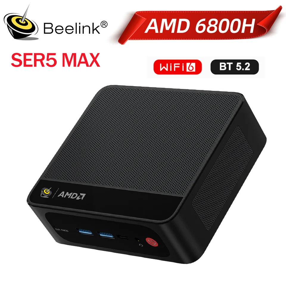 ミニPC Beelink SER5 AMD Ryzen 5 5500U Beelink Ser5 Mini Pc,Mini Computers With Amd Ryzen 5 5500U,6C/12T