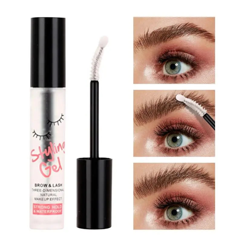 

Eyebrow Gel Waterproof Long-Lasting Eyebrow Setting Gel Natural Clear Mascara and Brow Gel for Natural Full Thick Eyebrows