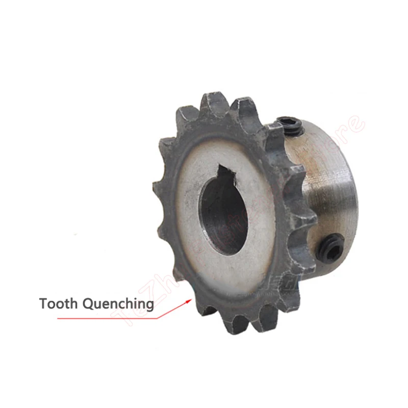 1pc 15T 16T 17T 06B Sprockets for Roller Chain 15 16 17 Tooth A3 Steel Gear Industrial Drive Sprocket Bore 12/14/15/17/18/25mm