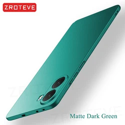 ZROTEVE Slim Hard PC Matte Phone Case - Enhanced Protection for Poco x7 (Matte Dark Green)