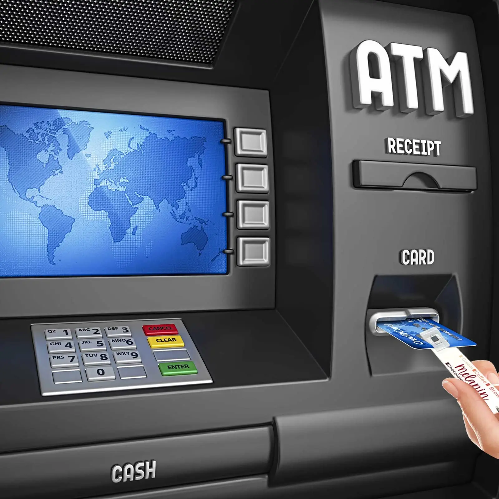 ATM Grabber Card Grabber Credit Card Debit Card ATM 