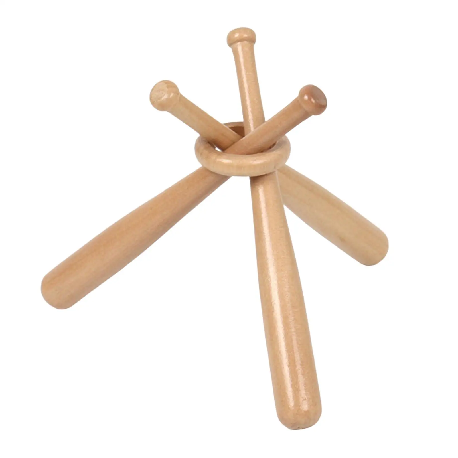 Mini support de batte de baseball, support en bois, support de