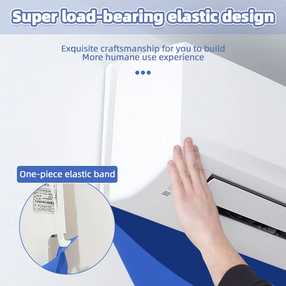Air Conditioner Cleaning Kit Leak-proof Cover Full Set with Water Pipe Disassembly-free Clean Tools air conditioner cleaning kit