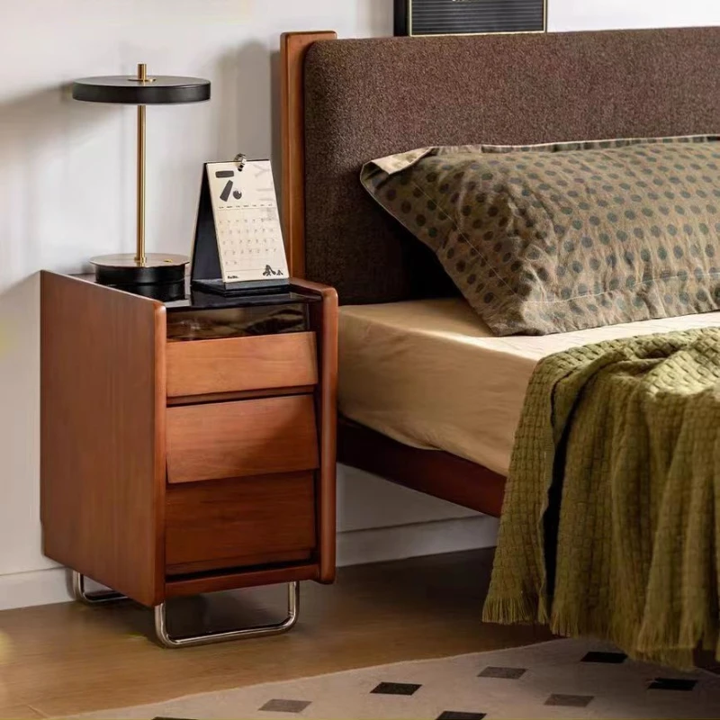 Bed Side Table Bedside Nightstands Wood Coffee Tables Cabinet Rooms Narrow Small Night Design Mesitas De Noche Closets Auxiliary