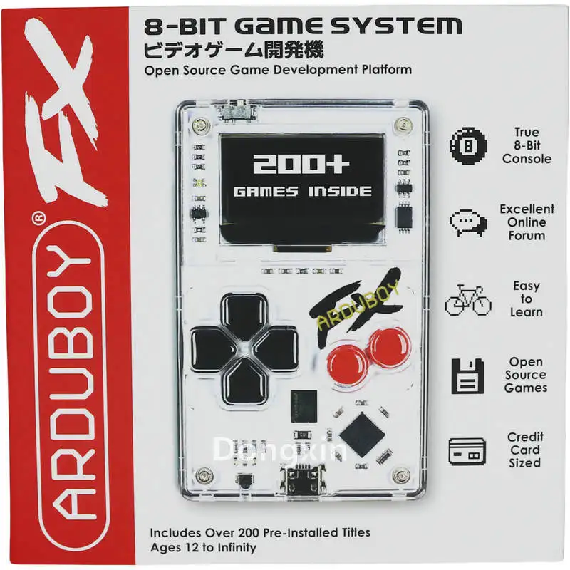 Arduboy FX(114992444) Mini programming game console Open