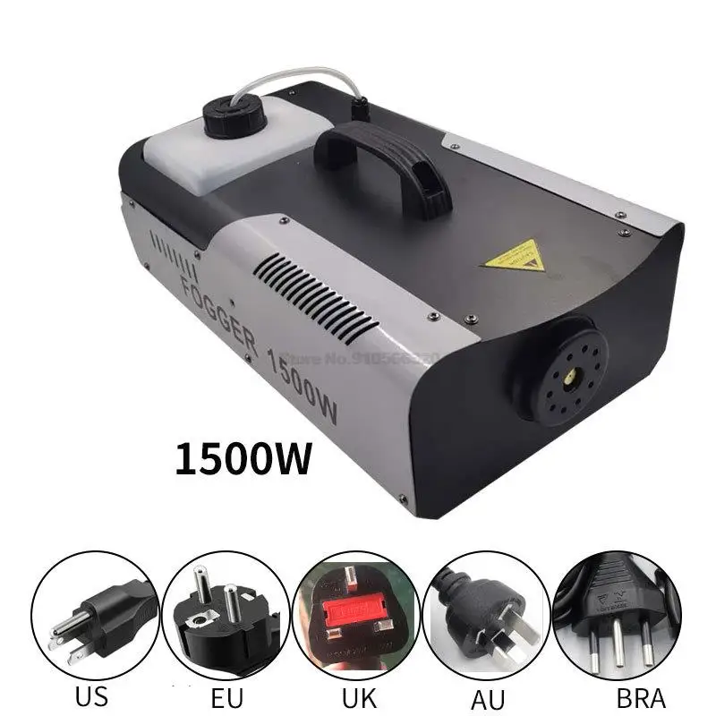 

1500W Fog Machine /Smoke Machine/Professional Fogger For Wedding home party Stage dj Equipment With LED Lighting Effect