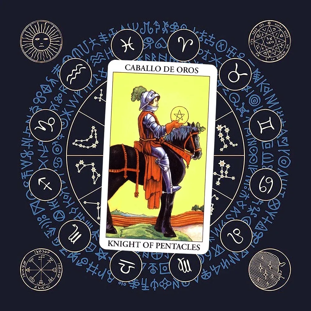 Espa&ntilde;ol Rider Tarot Cards in Spanish Version Board Game Divination Deck for Beginners with Guide Book Oracle Cards Guidebook card games board games tarot cards