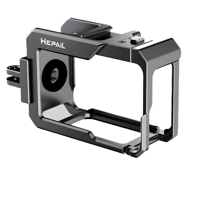 Câmera Metal Rabbit Cage Frame Dissipação por Calor Capa de Proteção Anticolisão Barra Lateral para Dji Action Osmo Action 3 - Image 3