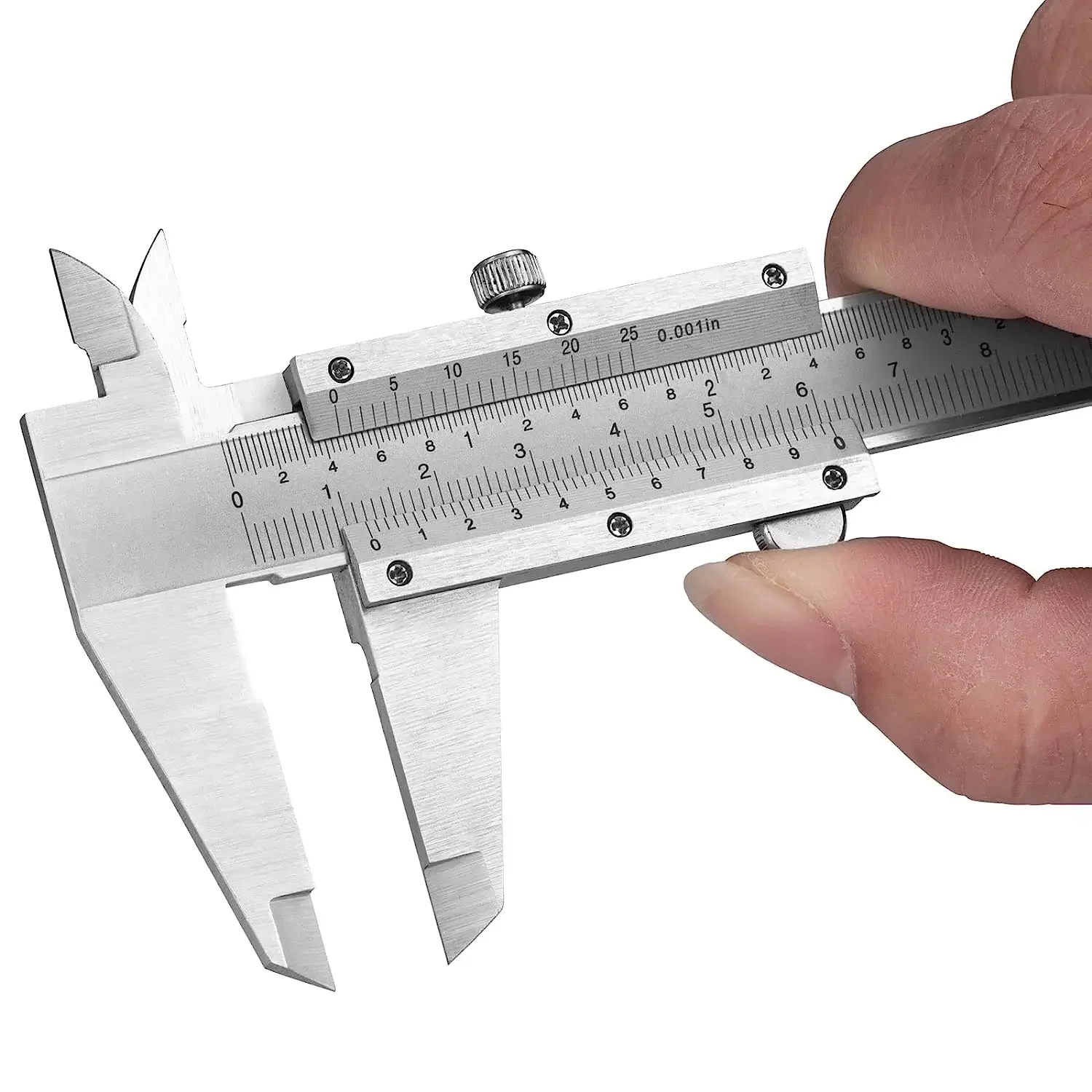 0.02mm/0.001" Stainless Steel Vernier Caliper 0-6Inch/0-150mm Manual