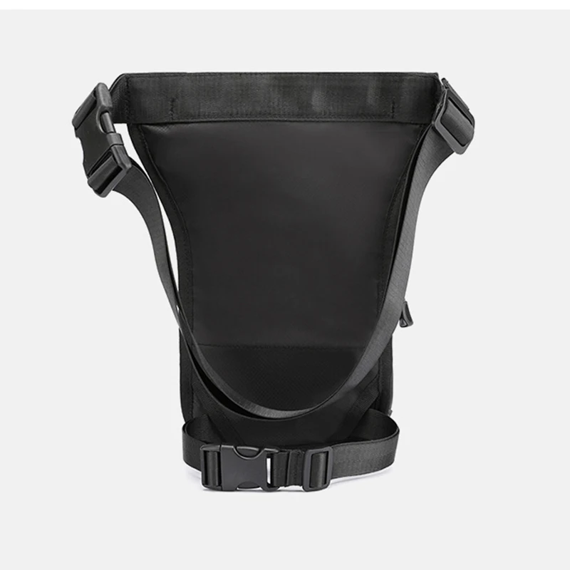 Men's Waterproof Nylon Thigh Bag - Versatile Hip and Waist Pack for Travel and Outdoor Activities