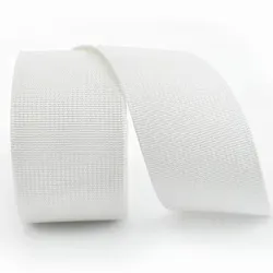 Durable Nylon Webbing Strap for Creative Projects - 5 Meters (20 - 50mm Width) (White)