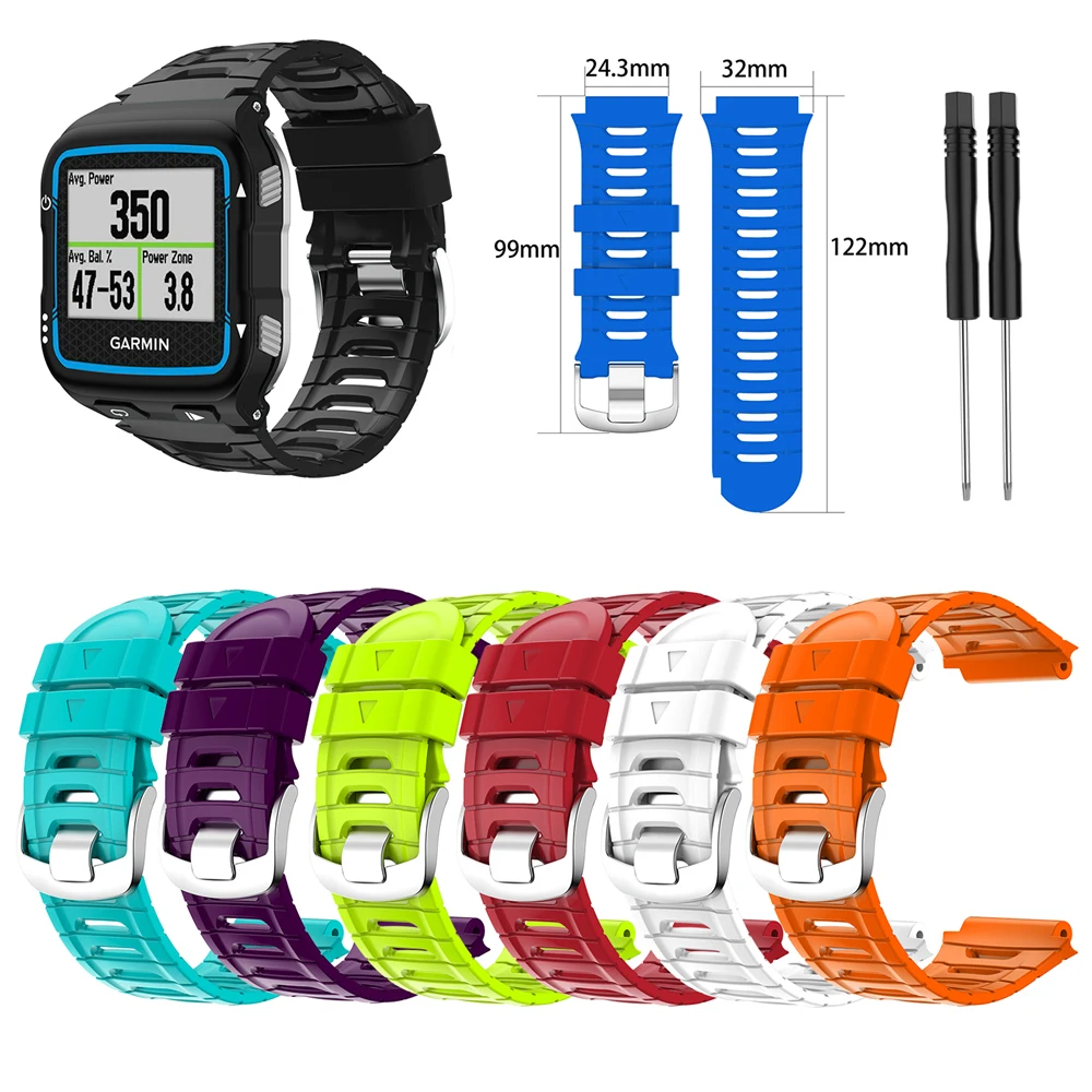 Фото Ремешок спортивный совместимый с Garmin Forerunner 920XT, сменный силиконовый браслет для наручных часов, Аксессуары для браслета №3