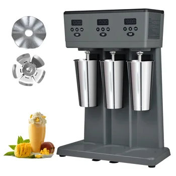 VEVOR Milkshake Maker, 375W x 2 Electric Milkshake Machine, Commercial Double Heads Drink Mixer Blender 1