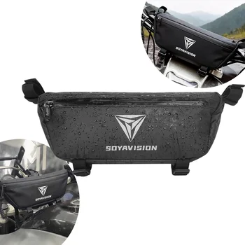 Borsa da manubrio impermeabile per moto, borsa laterale, bauletto, valigia da viaggio per BMW GS Surron KTM Honda Kawasaki, borsa porta attrezzi