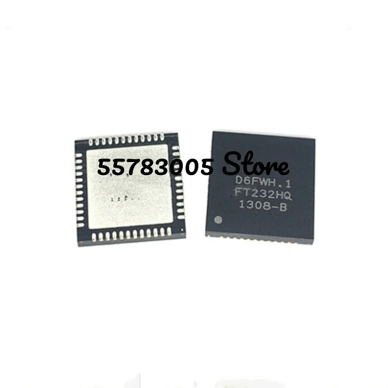 

5PCS New FT232HQ-REEL Silk screen FT232HQ QFN48 Microcontroller chip IC