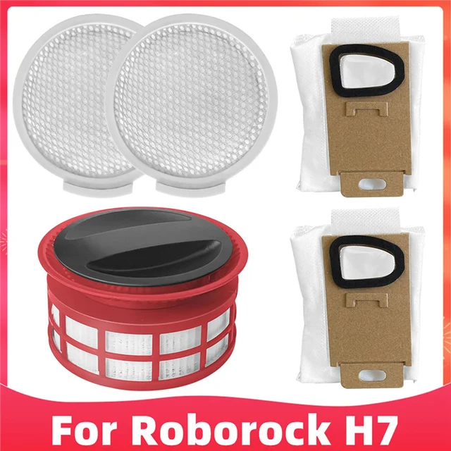 5Db Elülső És Hátsó Hepa Szűrőkészlet A Xiaomi Roborock H7 Vezeték Nélküli Porszívó Csere Alkatrészek Kiegészítőkhöz - Image 2