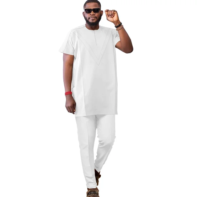 Fashola Short Sleeve Dashiki Outfit