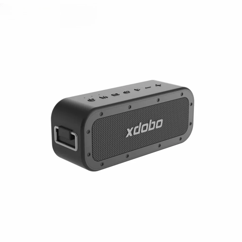 XDOBO 1983 플러스 IPX6 휴대용 야외 무선 스피커 최고 등급 80W 10400mAh 배터리 데스크탑 오디오 서브우퍼 컴퓨터용