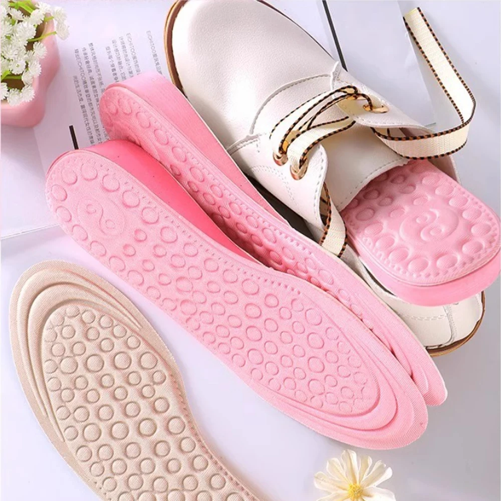 1Pair Height Increased Insoles for Women Shoes Inner Sole Shoe Insert Lift Heel Comfort EVA Heightening Feet Care Insoles